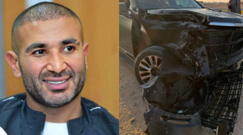 أحمد سعد ينجو من حادث سير مروع ويطمئن جمهوره